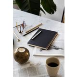 PAPERORA A5 Siyah Kraft Karton Kapak 70 Yaprak 110 gram Çizgili Not Defteri