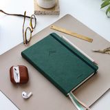 Paperora Bullet Journal A5 Noktalı Defter 140 Gr. 80 Yaprak Yeşil Renk 15x21 cm Tekil Ürün