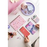 Paperora Haftalık ve Günlük 3’lü Masaüstü Süresiz Planlayıcı Set - Kurdele