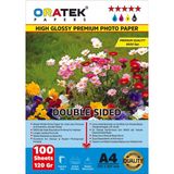 Papers Sharp Yazıcılar Için Premium Double Sided (Çift Taraflı) Parlak A4 Fotoğraf Kağıdı 120 Gr. 100 Yaprak