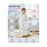 papey -Kız Çocuk Uyku Tulumu -Erkek Çocuk Uyku Tulumu 2,5 Tog Yıldız Desenli Uyku Tulumu 10-11-12 YAŞ