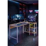 Papi-Co Alexis Oyuncu Masası 178X90 Cm Çam Renk Oyuncu Masası Çift Yön Kullanıma Uygun Bilgisayar Masası Gamer Masası Gaming Masa L Masa Çalışma Masası