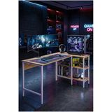 Papi-Co Alexis Oyuncu Masası 178X90 Cm, Çam Renk Oyuncu Masası, Çift Yön Kullanıma Uygun, Bilgisayar Masası, Gamer Masası, Gaming Masa, L Masa
