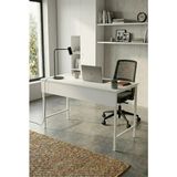 Papi-Co Forge Lite Çalışma Masası 140X60 cm Metal Ayaklı Bilgisayar Masası Modern Ofis ve Genç Odası Masası - 140 x 60 cm - Beyaz