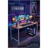 papi-co Nexus Oyuncu Masası 60x140 Cm, Çam Renk Bilgisayar Masası, Gamer Masası, Gaming Masa