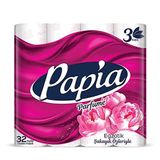 Papia 3 Katlı Egzotik Şakayık Özleriyle Parfümlü 32'li Cilt Tuvalet Kağıdı (1 x 32 Rulo)