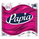 Papia 3 Katlı Tuvalet Kağıdı 32'li (8'li Paket)