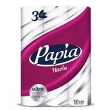 Papia 3 Katlı Ultra Emici & Dayanıklı 12li Kağıt Havlu ( 1 X 12 Rulo)