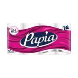 Papia 4 Katlı Platinum Tuvalet Kağıdı 16'lı Rulo Sayısı ile Yüksek Emicilik Sunar