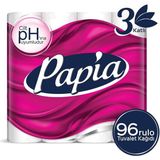 Papia 96 Rulo 3 Katlı Tuvalet Kağıdı Ekstra Dayanıklı ve Parfümsüz Kullanım İmkanı