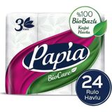 Papia Biocare 3 Katlı Kağıt Havlu 24 Rulo