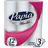 Papia kağıt Havlu 12 Li Pk (3 Katlı) Klasik