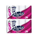 Papia kağıt Havlu (3 Katlı) 16 Lı Set Inova (2PK*8)