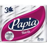 Papia Kağıt Havlu 3 Katlı Beyaz 3 Adet