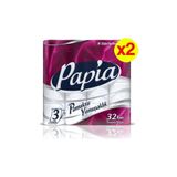 Papia Tuvalet Kağıdı 3 Katlı 32li 2 Adet