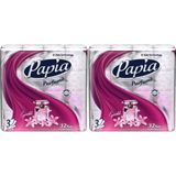 Papia Tuvalet Kağıdı (3 Katlı) 32'li Pk Egzotik Parfümlü (2 Li Set)