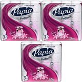 Papia Tuvalet Kağıdı (3 Katlı) 32'li Pk Egzotik Parfümlü (3 Lü Set)