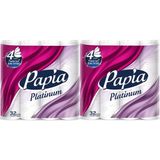 Papia Tuvalet Kağıdı (4 Katlı) 64 Lü Pk Platinum (2PK*32)