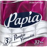 Papia Üç Katlı Tuvalet Kağıdı 32'li (3'li Paket)