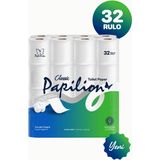 Papilion Classic Tuvalet Kağıdı 2 Katlı Ekstra Yumuşak 32 Rulo Parfümsüz Kullanım İçin