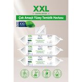 Papilion Easy Clean XXL Beyaz Sabun Kokulu İz Bırakmayan Yüzey Temizleme Mendili 3’lü 100 Yaprak
