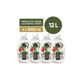 Papilion Hindistan Cevizi Kokulu Sıvı Sabun 4'lü (4x3000ml) Ekonomik Paket, Nemlendirici Vegan Tazelik