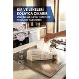Papilion Metal Yüzey Temizleme Havlusu 50’li İz Bırakmaz Parlaklık Ekstra Kalın Ultra Güçlü Temizlik Mendili