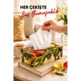 Papilion Premium 150 Yaprak 2 Katlı Kutu Mendil Tropik Tasarım Facial Tissue Yumuşak Dokulu Yüz İçin Tekli Paket