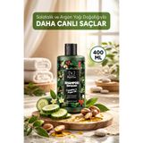Papilion Salatalık & Argan Yağı Özlü Bakım Şampuan 400 ml Tüm Saç Tipleri Ağırlaştırmayan Formül