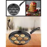 Papilla Sabit Saplı Pankek Tava - 7 Gözlü Kahvaltı Pancake Tavası