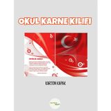 Papirus Craft İstiklal Marşı Temalı Karne Kılıfı (10Adet) , Karne Kabı , Karne Hediyesi , Öğrenci