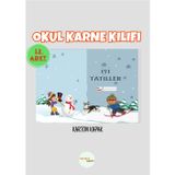 Papirus Craft Kar Temalı Karne Kılıfı , Karne Kabı , 1 Adet , Karne Hediyesi , Öğrenci , Karne , 15 Tatil