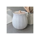 PAPİSAHOME Ahşap Kapaklı Porselen Kavanoz 2.5 L | Dekoratif Mutfak Saklama Kabı Kahve Şeker Organizer