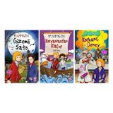 Papkin Serisi 3 Kitap Set - Gizemli Şato - Korsanlardan Kaçış - Korkunç Deney