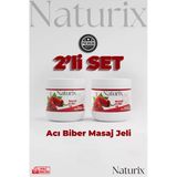 Paprika & Chili Biber Balsamı Masaj Jeli 2'Li Eko Paket - 500 Ml
