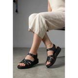 Papuç Sepeti 5250 Hakiki Deri Ultra Rahat Hafif Comfort Taban Kadın Sandalet
