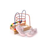 Papuç Sepeti - Arzn 4826 Kız Bebek Ortopedik İlk Adım Ayakkabısı Pudra 21
