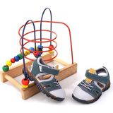 Papuç Sepeti - Arzn 4836 Erkek Bebek Ortopedik Rahat Taban Sandalet - Yeşil