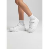 Papuç Sepeti Cooper Unisex Çocuk Günlük Rahat Taban Spor Ayakkabı - Beyaz