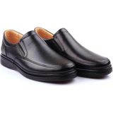 Papuç Sepeti Eknc-3255 Hakiki Deri Erkek Comfort Ayakkabı (40-48) Siyah 41