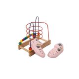 Papuç Sepeti - Şrbb 4797 Kız Bebek Ortopedik İlk Adım Ayakkabısı Pudra 20