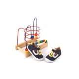 Papuç Sepeti - Şrbb 4804 Erkek Bebek Ortopedik İlk Adım Ayakkabısı Lacivert-Sarı 20