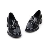 Papuçccity Fendii 02985 Kadın Günlük Loafer Ayakkabı - Siyah