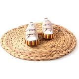 Papuçcity 02851 Unisex Çocuk Bebe Renkli Keten Konvers Ayakkabı - Bej
