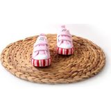 Papuçcity 02851 Unisex Çocuk Bebe Renkli Keten Konvers Ayakkabı - Pembe