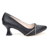 Papuçcity Blnr 03166 6 cm Topuklu Kadın Stiletto Ayakkabı - Siyah
