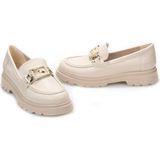 Papuçcity Fncy 03162 Kadın Günlük Loafer Ayakkabı - Krem