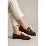 Papuçcity Fncy 03448 Kadın Günlük Loafer Ayakkabı - Kahverengi