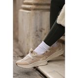 Papuçcity Slzr 02706 Unisex Günlük Spor Ayakkabı - Bej