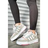 Papuçcity Slzr 02926 Günlük Sneaker Spor Ayakkabı - Beyaz - Pudra